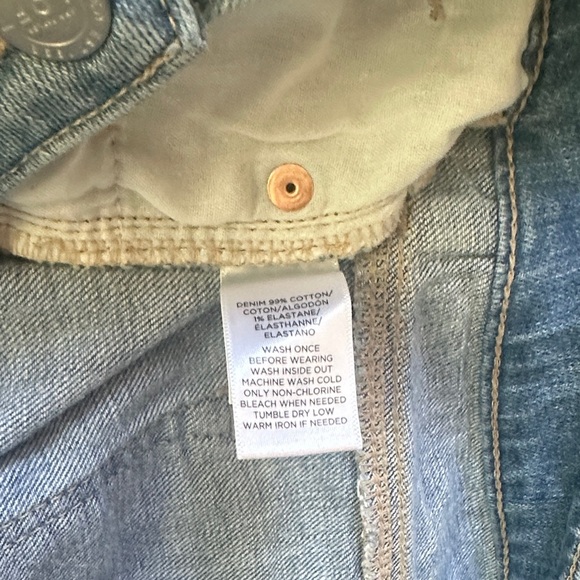 Ana Taylor Casual Light Blue Denim Mini Skirt size 4 petite - Picture 5 of 6